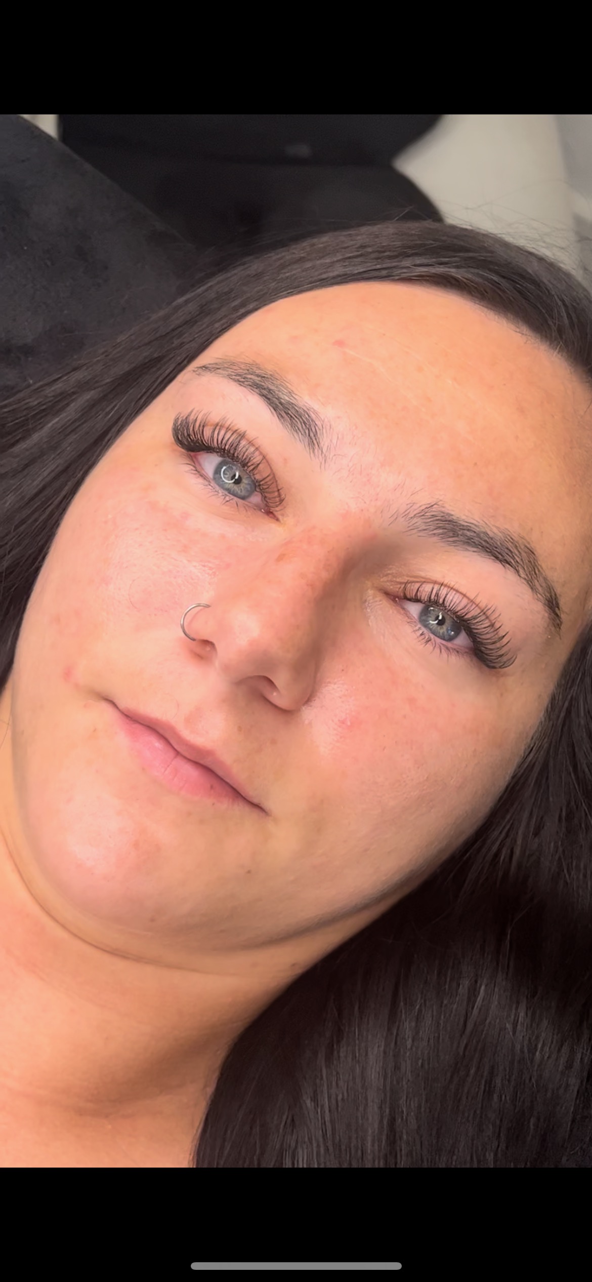 Custom lash extensions by Alyssa Diaz at Plush Beauty Bar